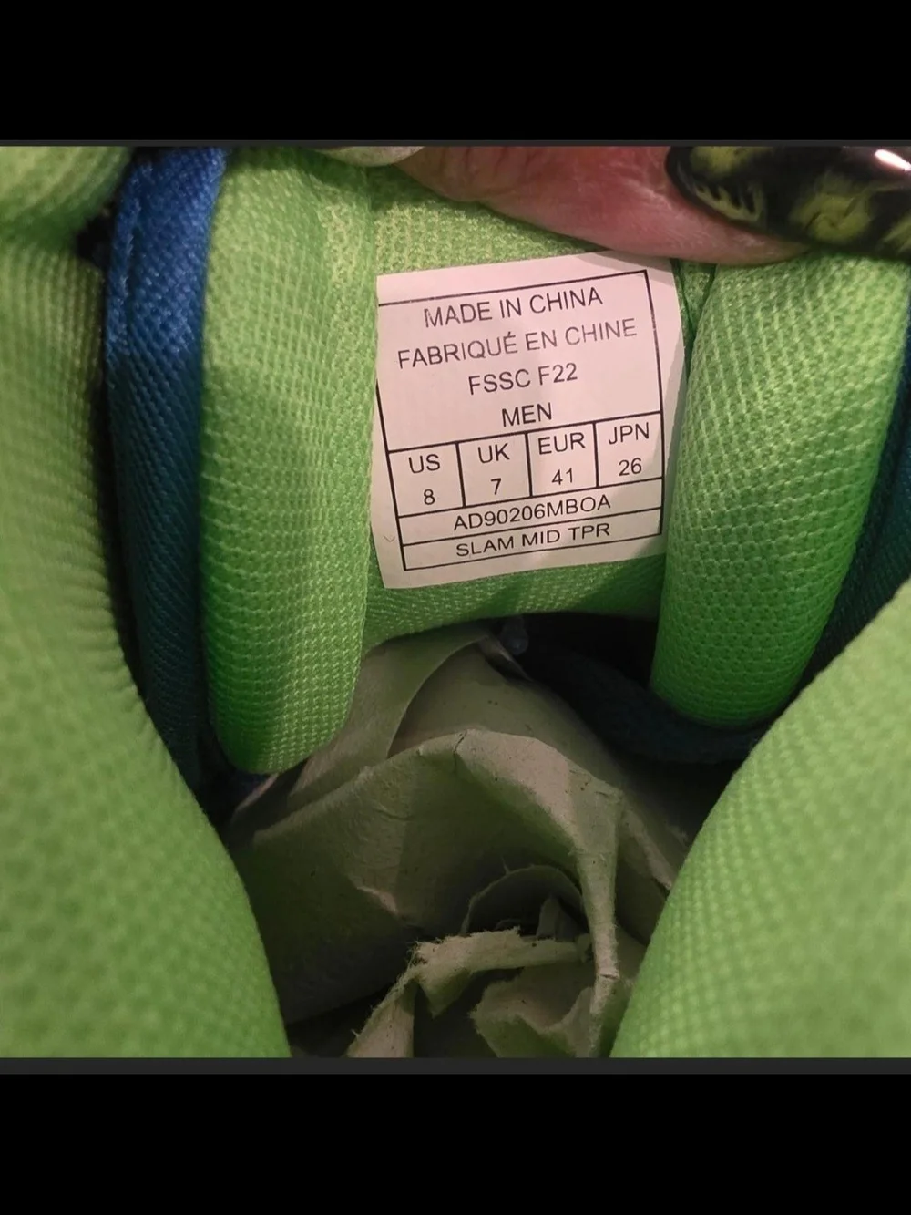 AND1 Slam Mid basketball shoes featuring a vibrant colorblock design.